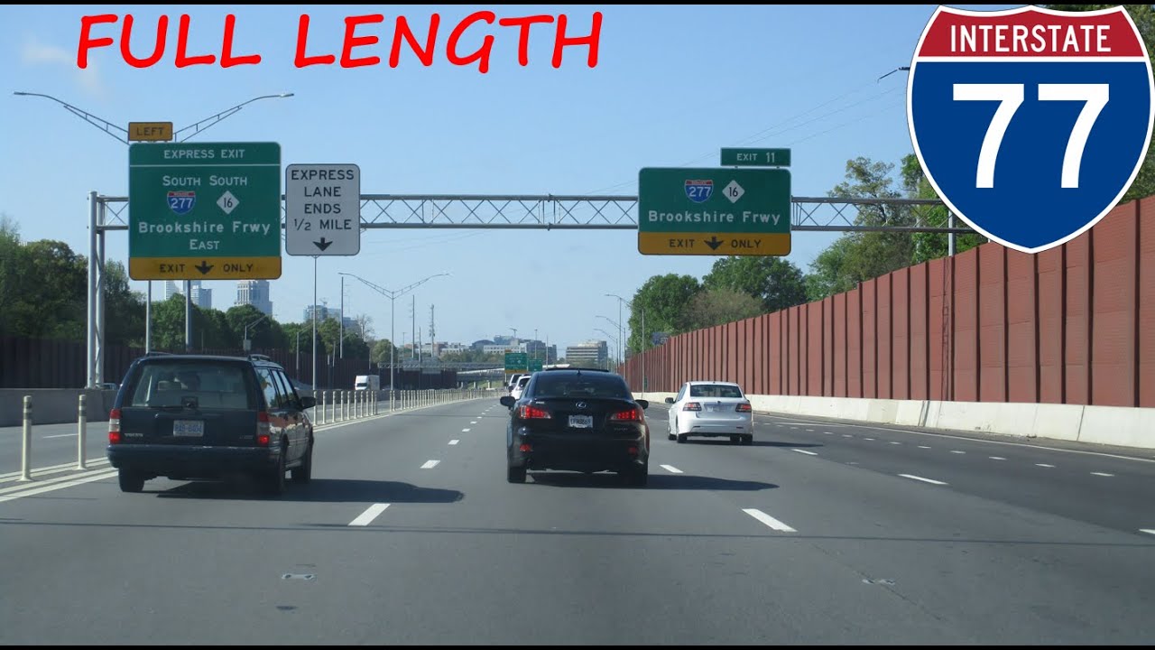 Interstate 77 southbound