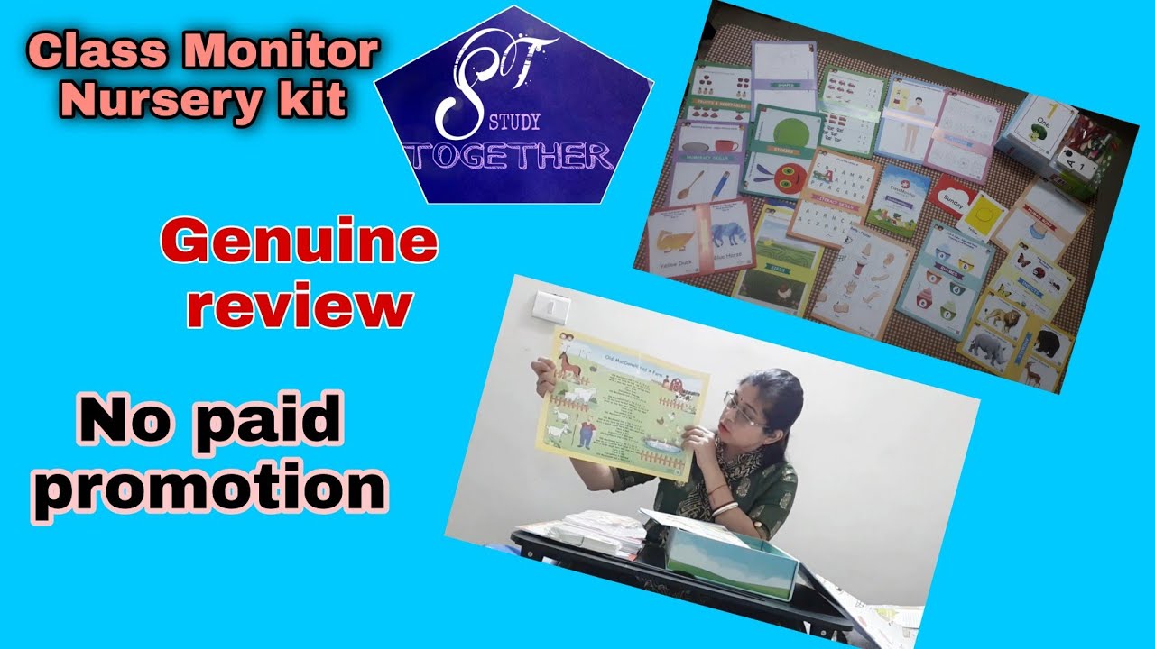 Review And Unboxing Of Class Monitor kit (2.5 to 3.5 years) | Study Together with Ratika |