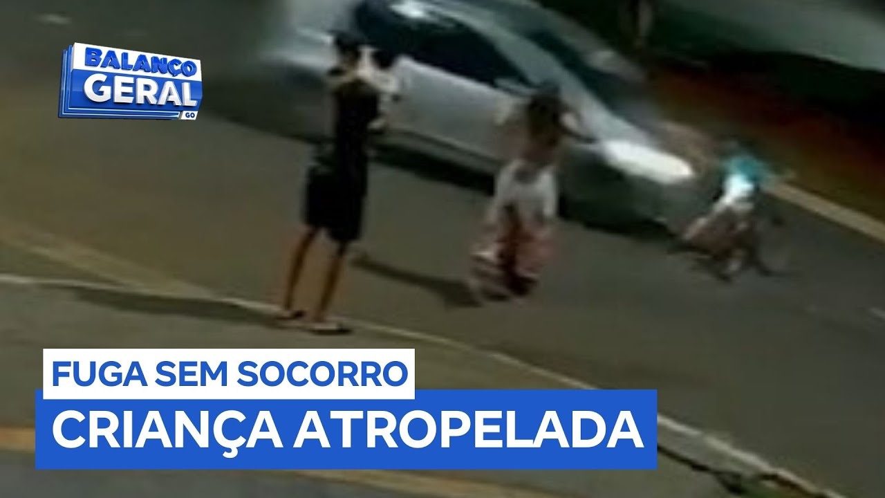 Menino de 6 anos fica em estado grave ap&oacute;s atropelamento em Goi&acirc;nia (GO)