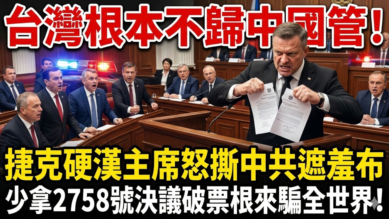 台灣根本不是中國的！捷克硬漢主席怒撕中共遮羞布！再喊「委屈和平」的政客直接拖出去！