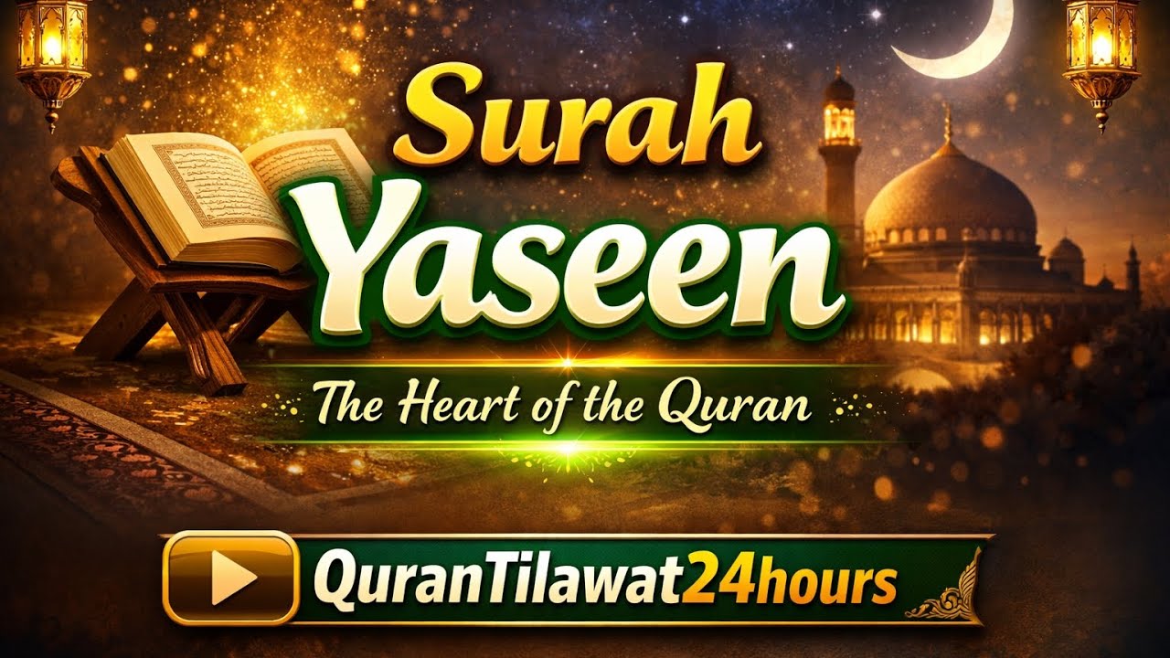 Surah Yaseen Daily Recitation | Spiritual Healing Quran | Listen Surah Yaseen for Peace & Blessings