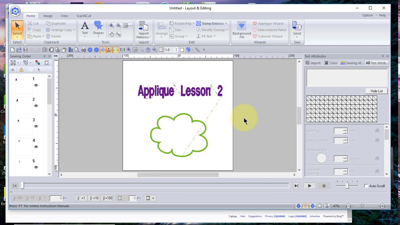 Applique 101   Lesson 2
