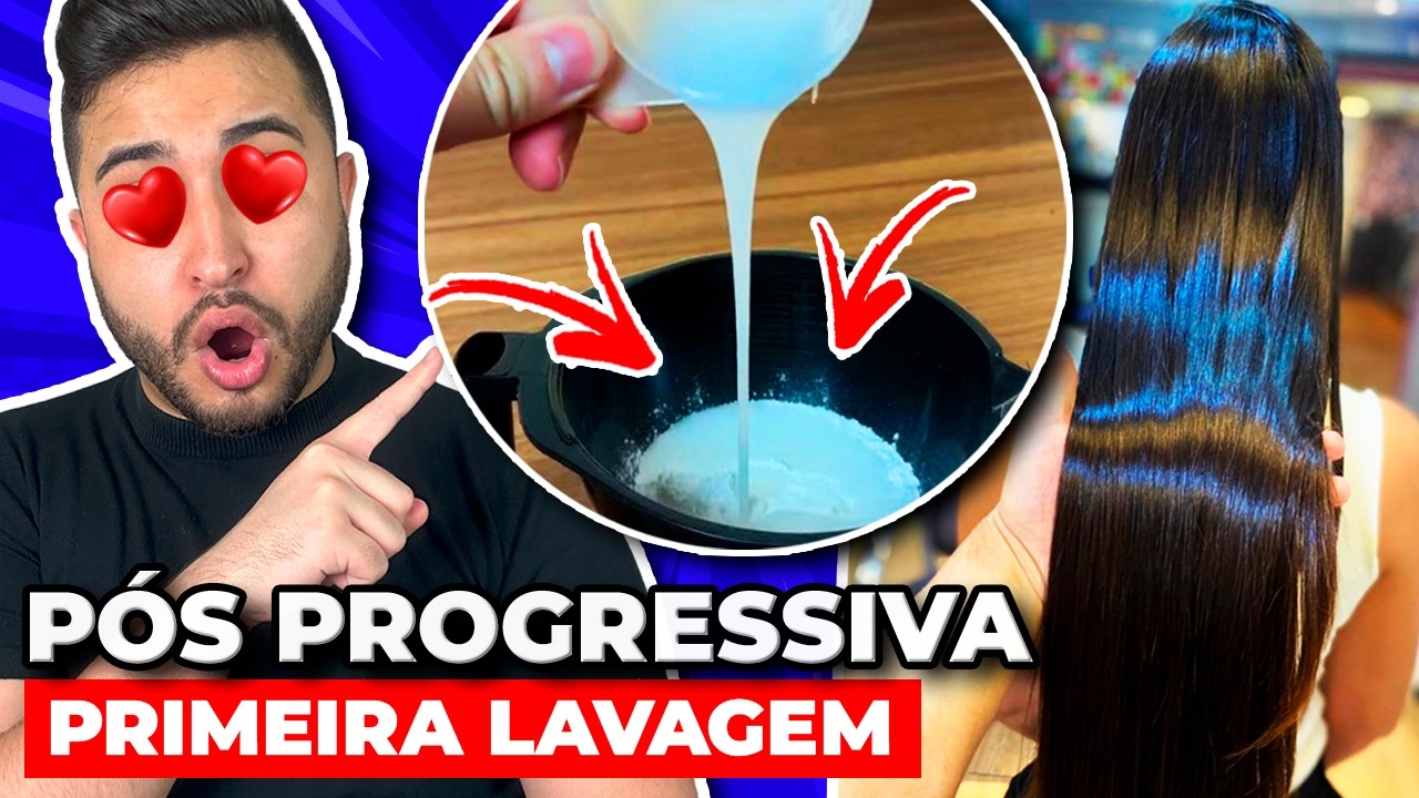 Primeira Lavagem Pós-Progressiva: Passo a Passo que MANTÉM o Liso (Comprovado)