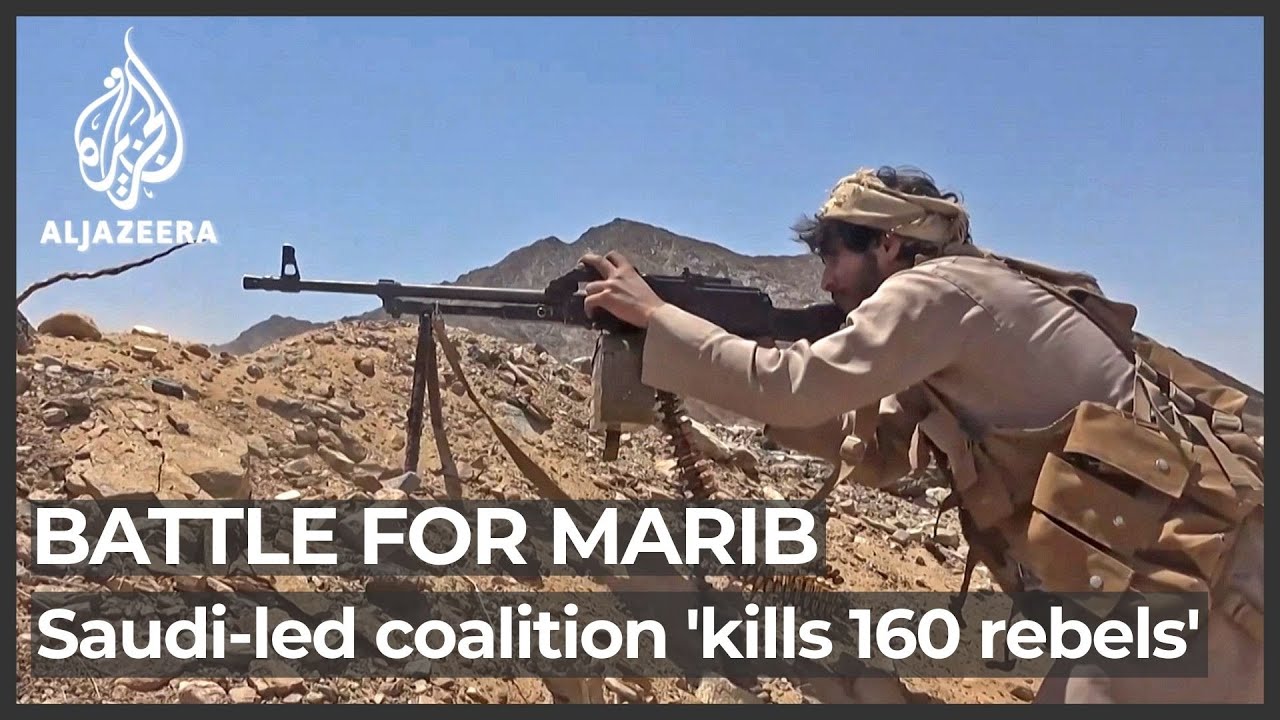 Coalition ‘kills 160’ Yemen rebels as Marib battle intensifies