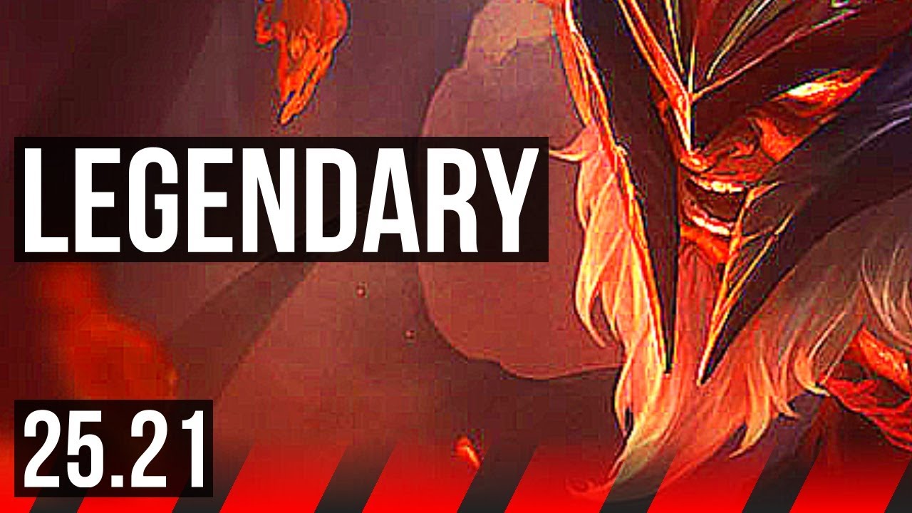OLAF vs K'SANTE (TOP) | 1v5 Penta, 18/1/6, 11 solo kills, Legendary, 45k DMG | KR Master | 25.21