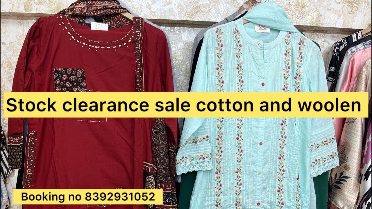 Stock clearance sale booking no 8392931052,9871385222