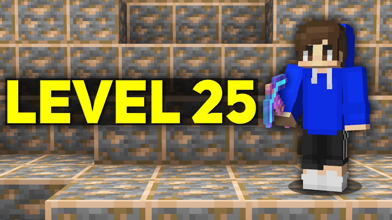 I REACHED Level 25 in Minecraft Prison | Cosmic Prisons