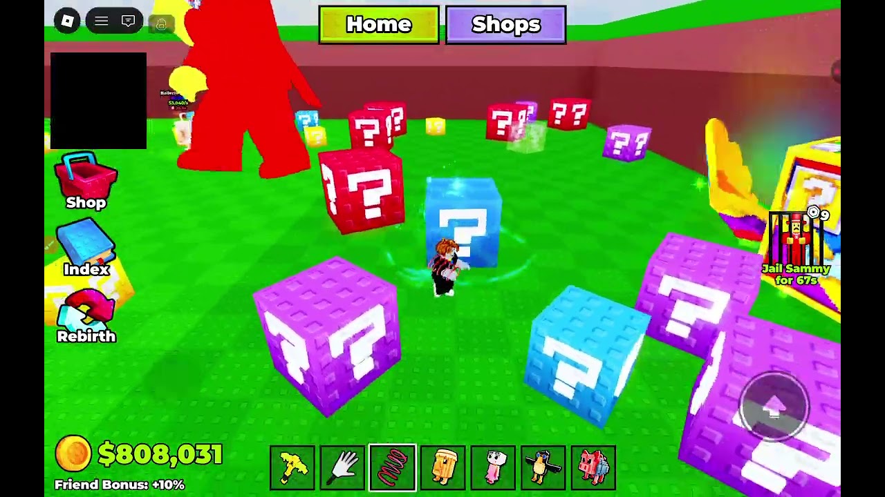 Brich ein Lucky  Block 