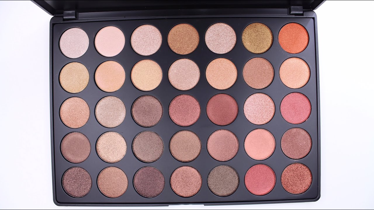 NEW Morphe Brushes 35OS Palette SWATCHES