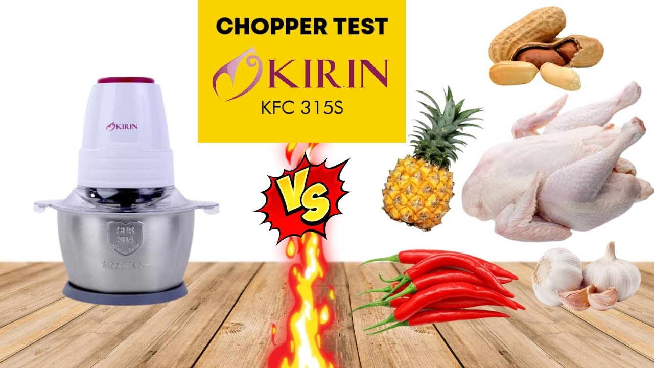 Review Food Chopper Kirin KFC 315S, Test Giling Daging, Kacang, Cabai, Bawang dan Jus Buah