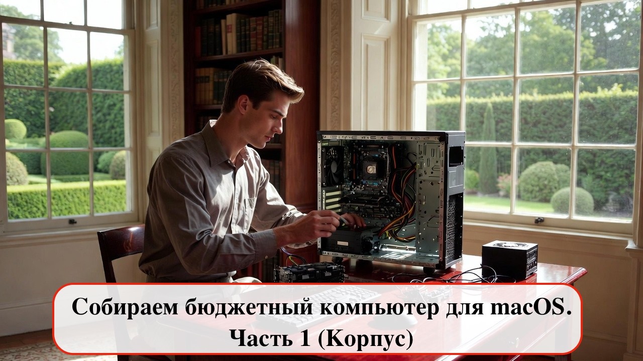 Собираем бюджетный компьютер для macOS. Часть 1 (Корпус)