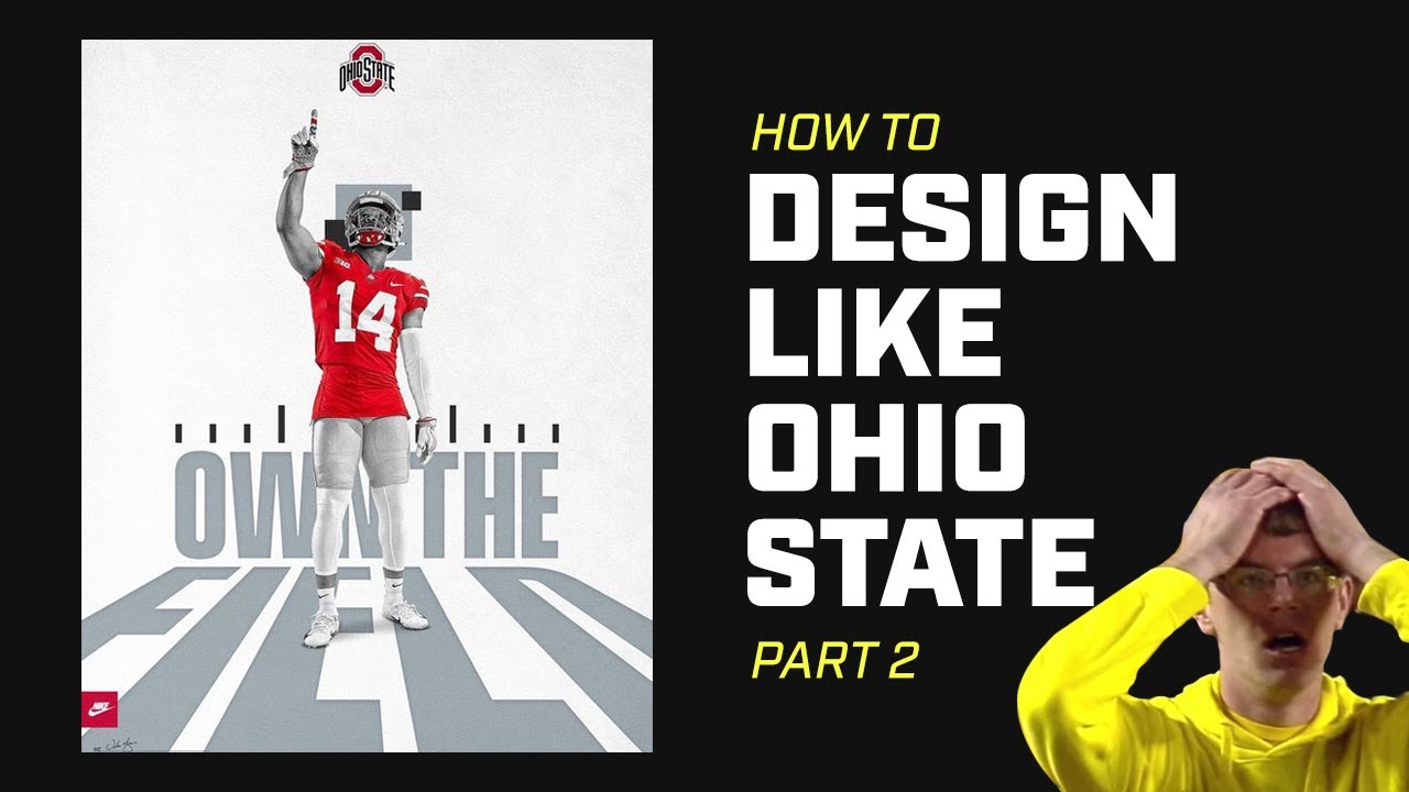 How to Design Like Ohio State - Part 2 | Photoshop Tutorial