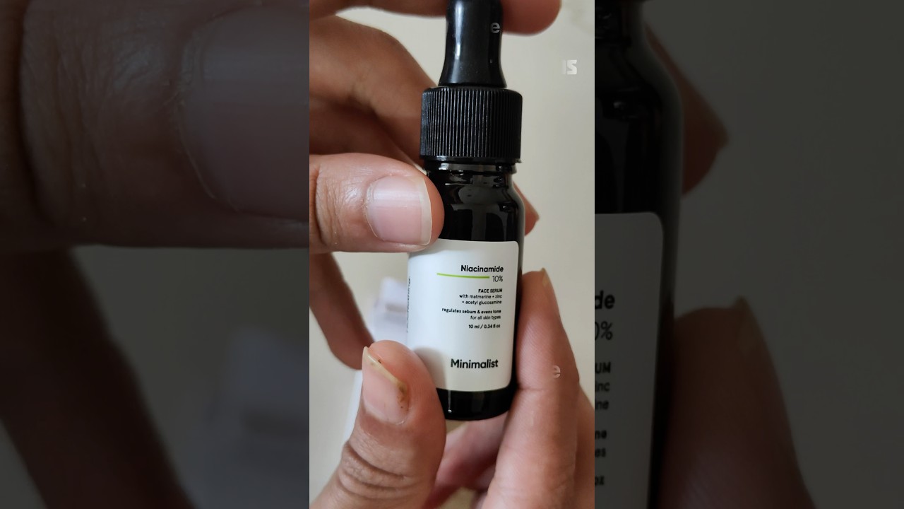 Minimalist niacinamide serum | glow up🌟#minimalist #niacinamide #skincare #skincareproduct #serum