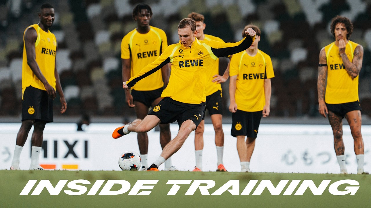 Kovac&rsquo;s goal shooting training in Tokyo | Inside Training