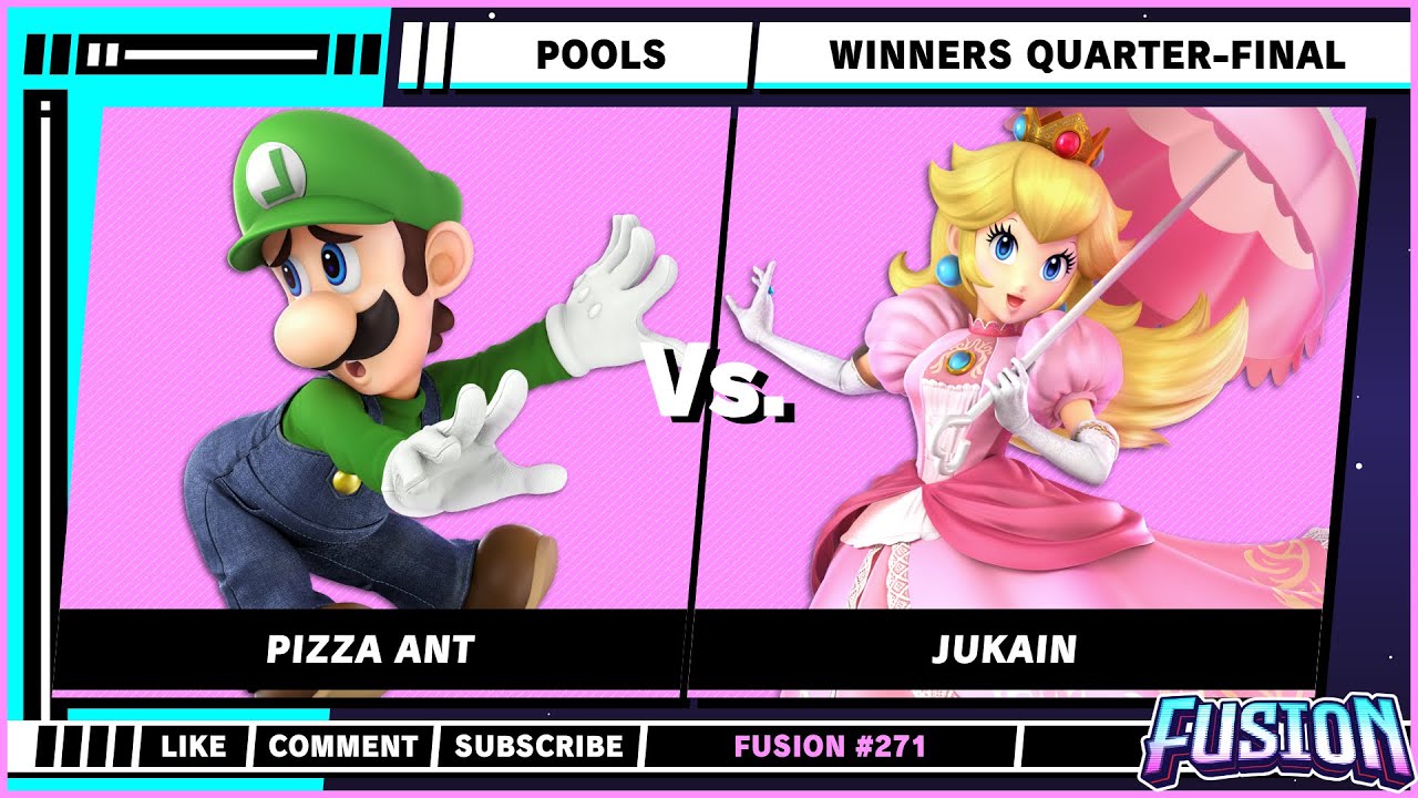 Fusion # 271 - Winners Quarters - Pizza Ant (Luigi) VS Jukain (Peach) - Super Smash Bros. Ultimate