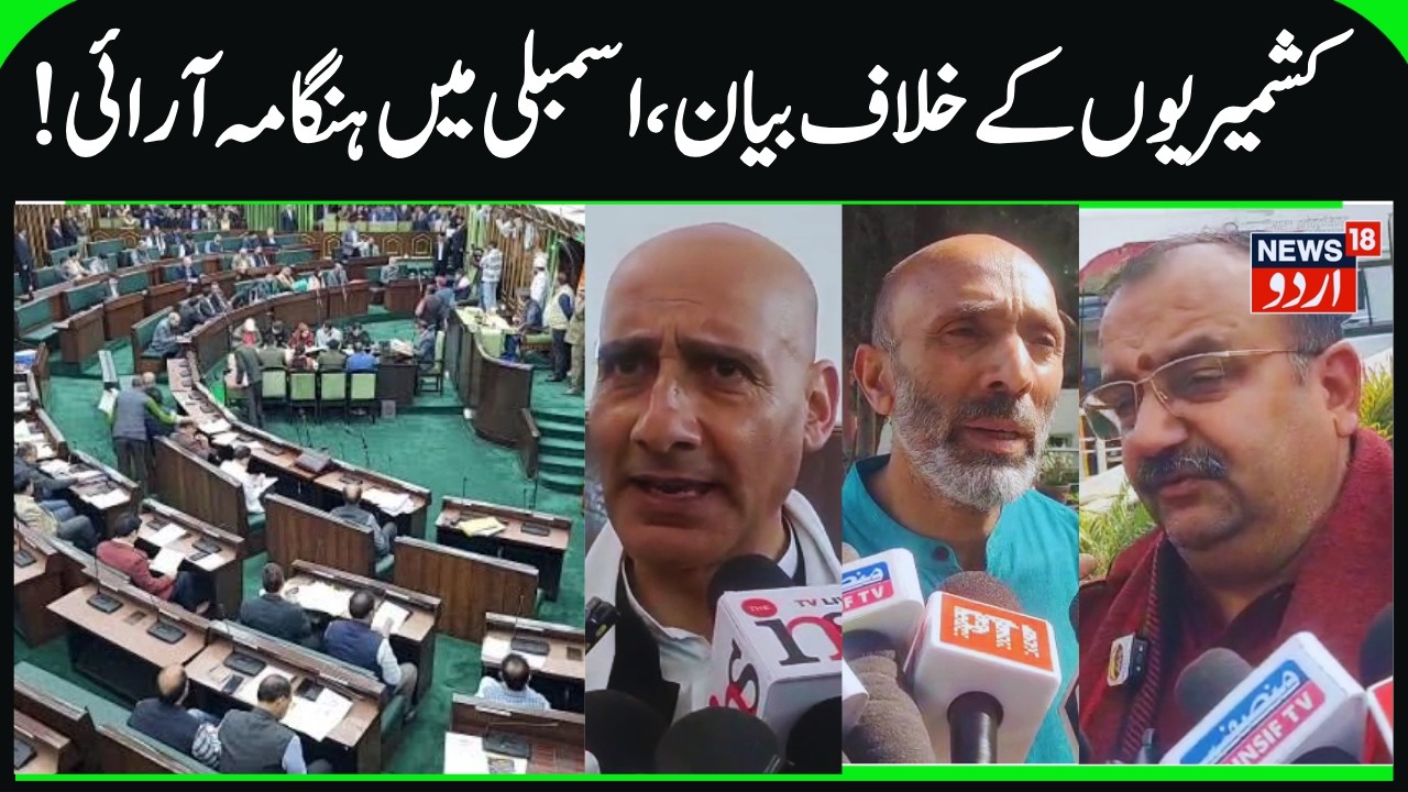 Huge Hungama in J&K Assembly | BJP MLA on Kashmiri Muslims as Land Grabbers? AIP, NC & Cong Reaction