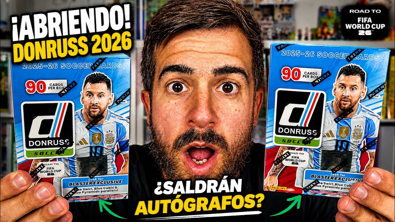 AS&Iacute; ES PANINI DONRUSS ROAD TO WORLD CUP 2026 | MUNDIAL 2026 PANINI