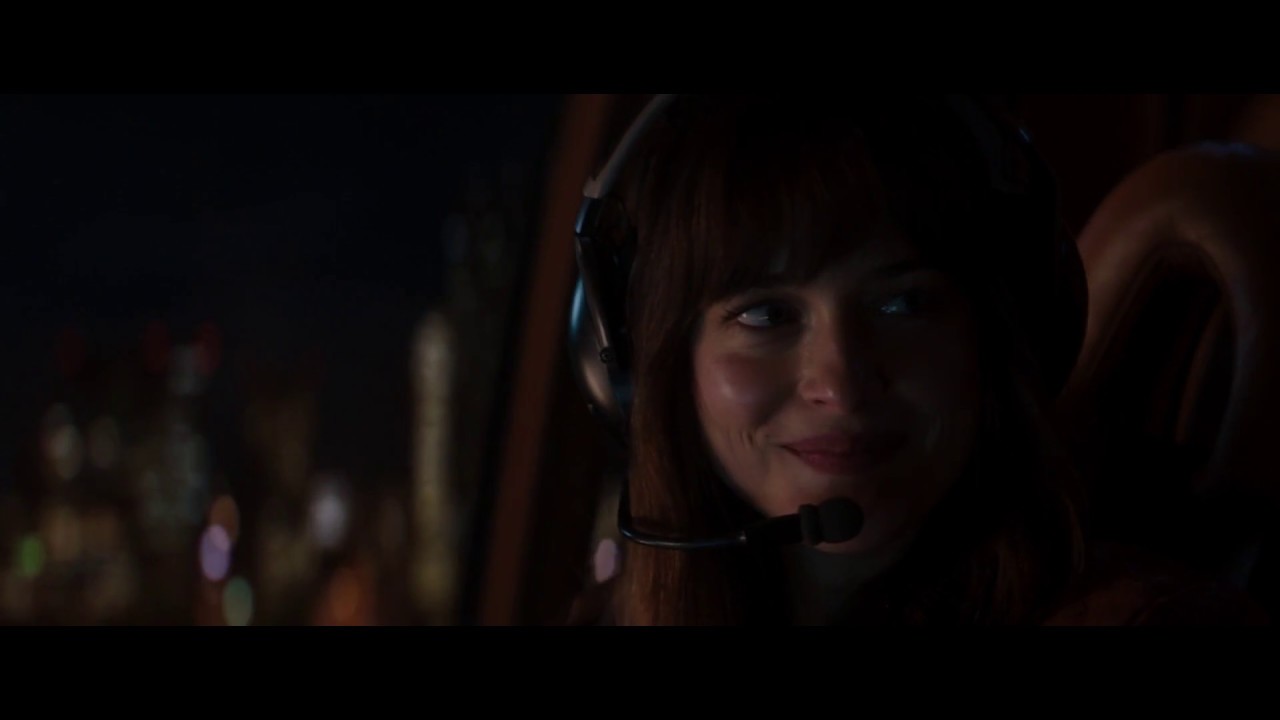 Christian Grey, a man of surprises. &hearts; (helicopter scene)