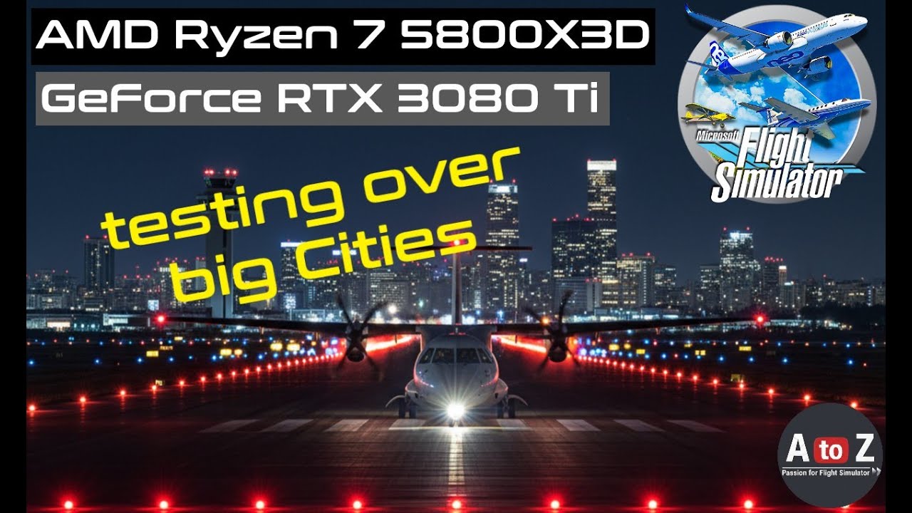 AMD Ryzen 7 5800x3D - RTX 3080 TI - High settings in Microsoft Flight Simulator 2024