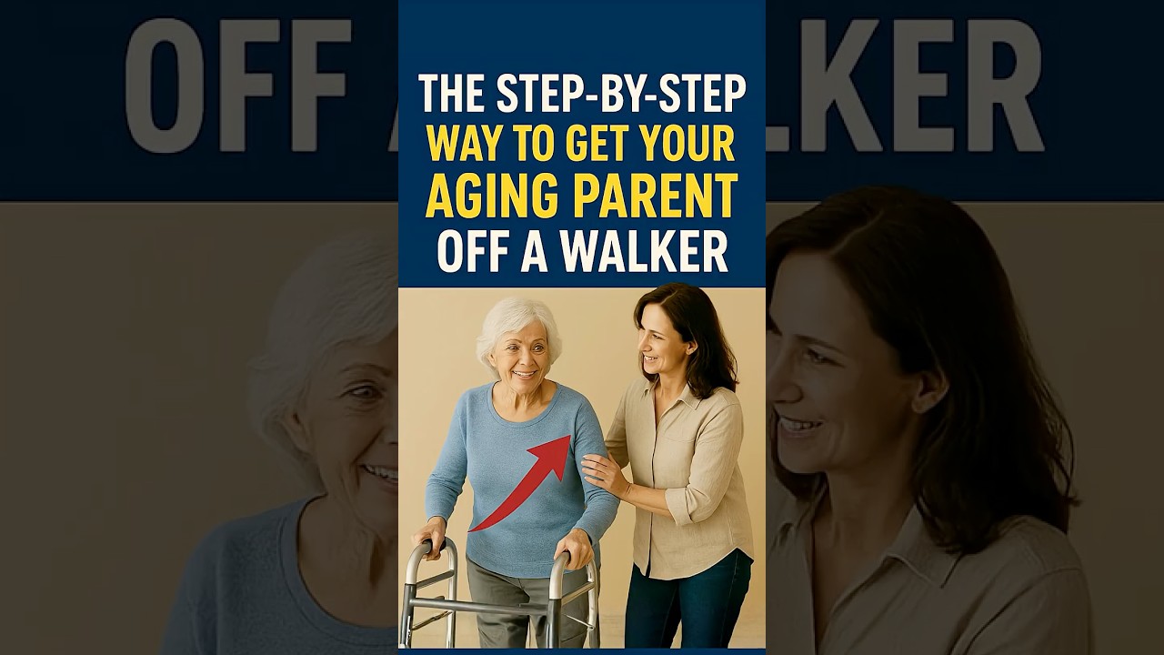 The Step-by-Step Way to Get Your Aging Parent Off a Walker 