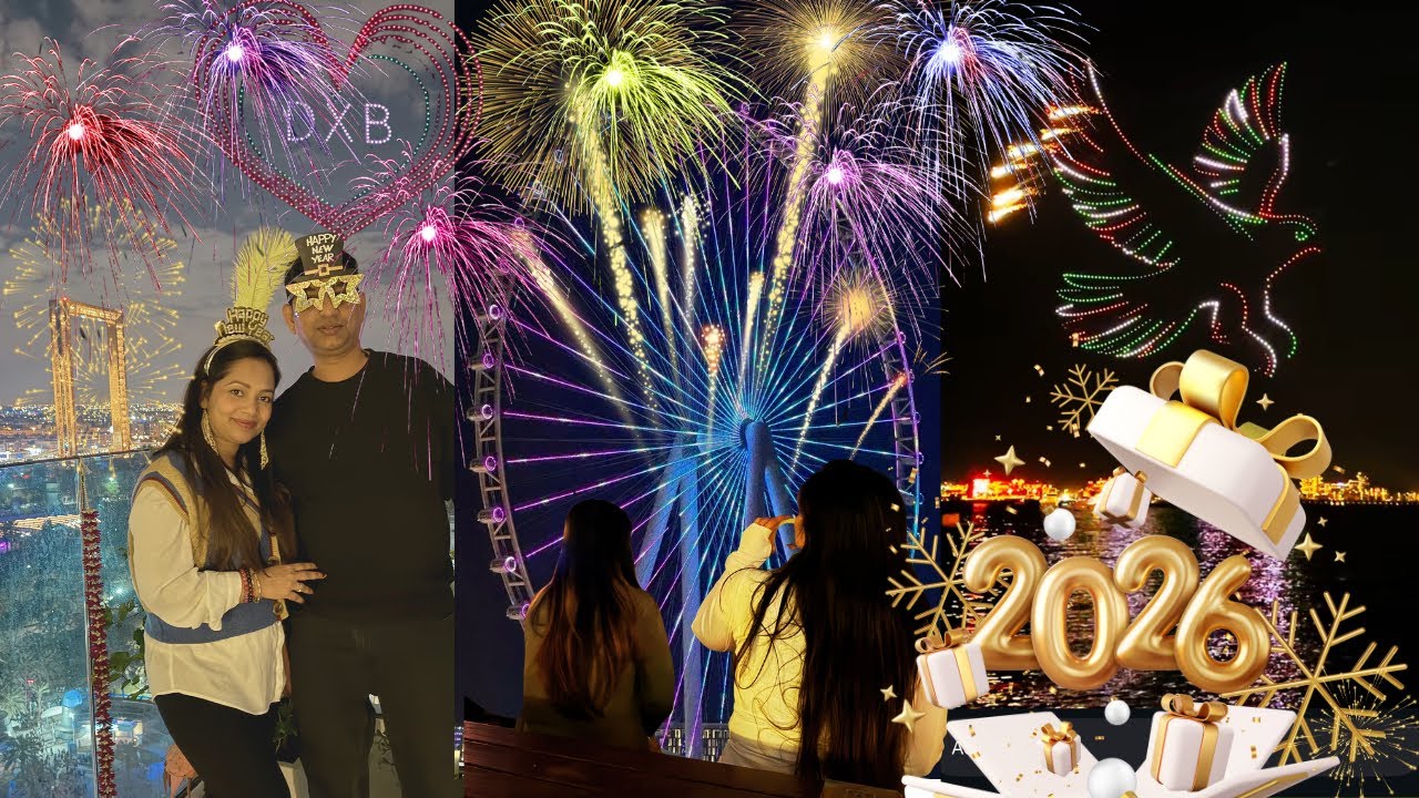 ✨New Year Party 🎇 and JBR Beach