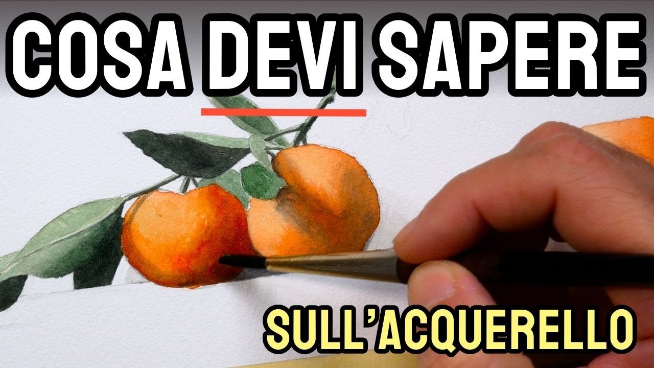 3 cose che devi assolutamente sapere per dipingere ad acquerello