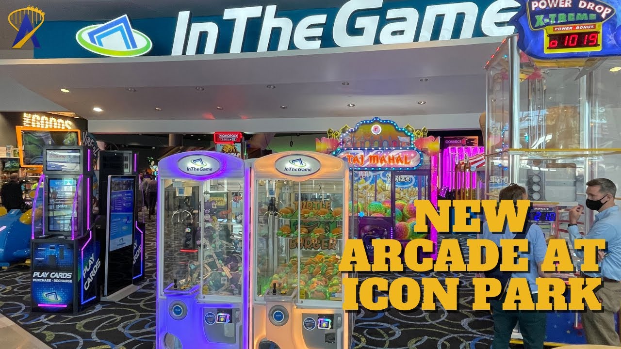 In The Game Arcade Opens at Icon Park Orlando