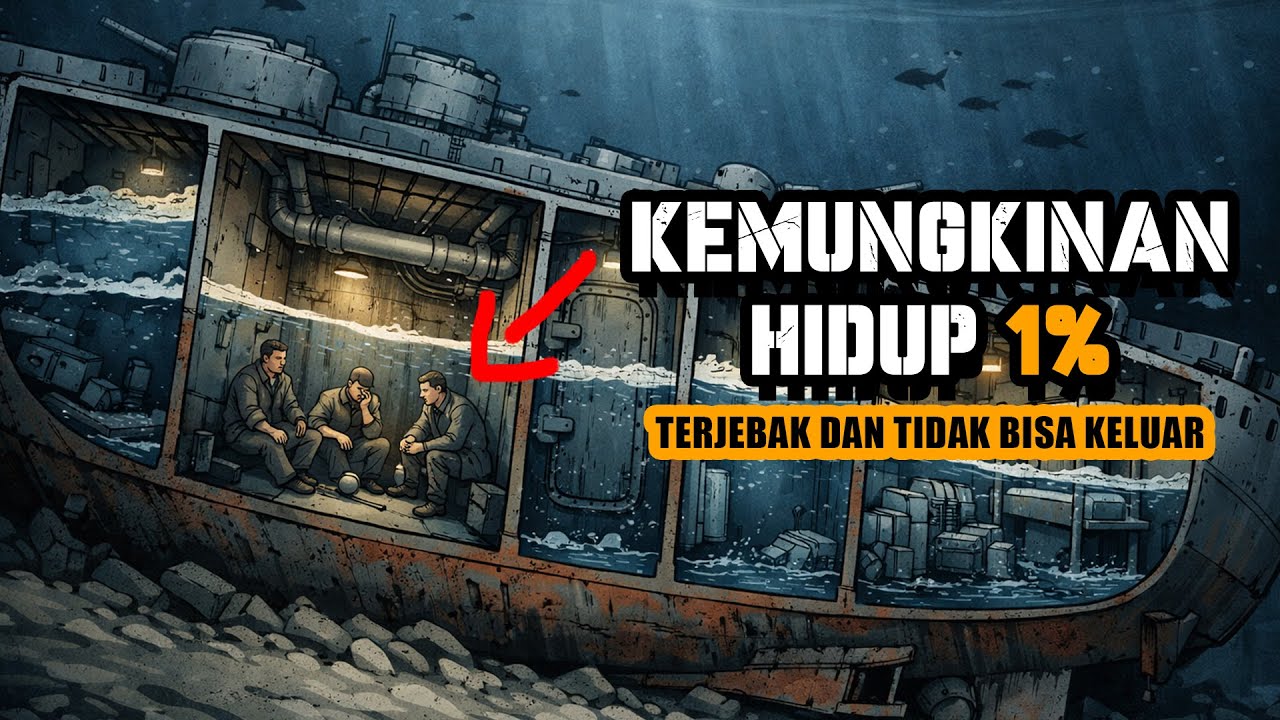 bagaimana rasanya Terkunci di Kapal Perang Saat Tenggelam | Detik-Detik Saat Laut Menjadi Peti Mati