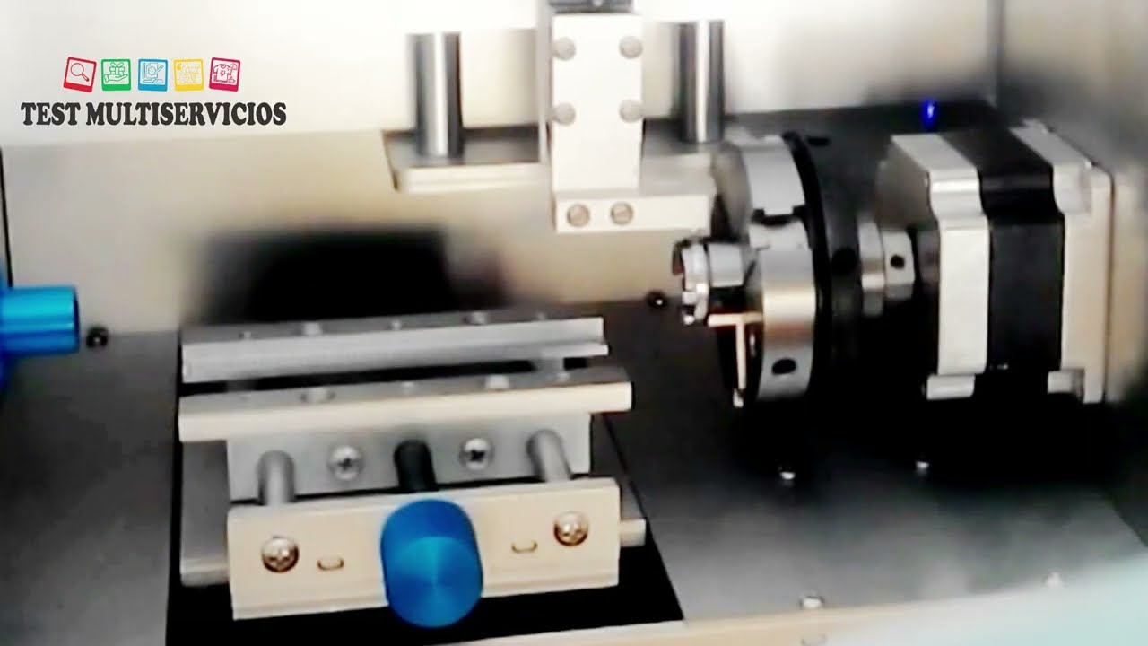 Maquina para grabado de joyería tipo CNC en Perú 4 ejes