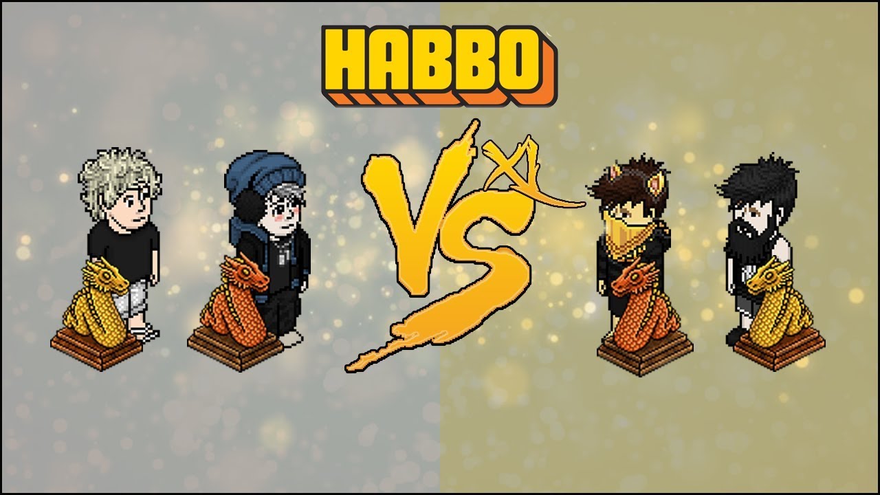 HABBO - X1 DE RAROS #4 - McPedroSp e LuiiizHenriique Vs zacaws e niczao [200k+]