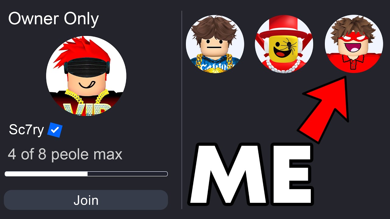 I Snuck Into A OWNER ONLY Server In Roblox!