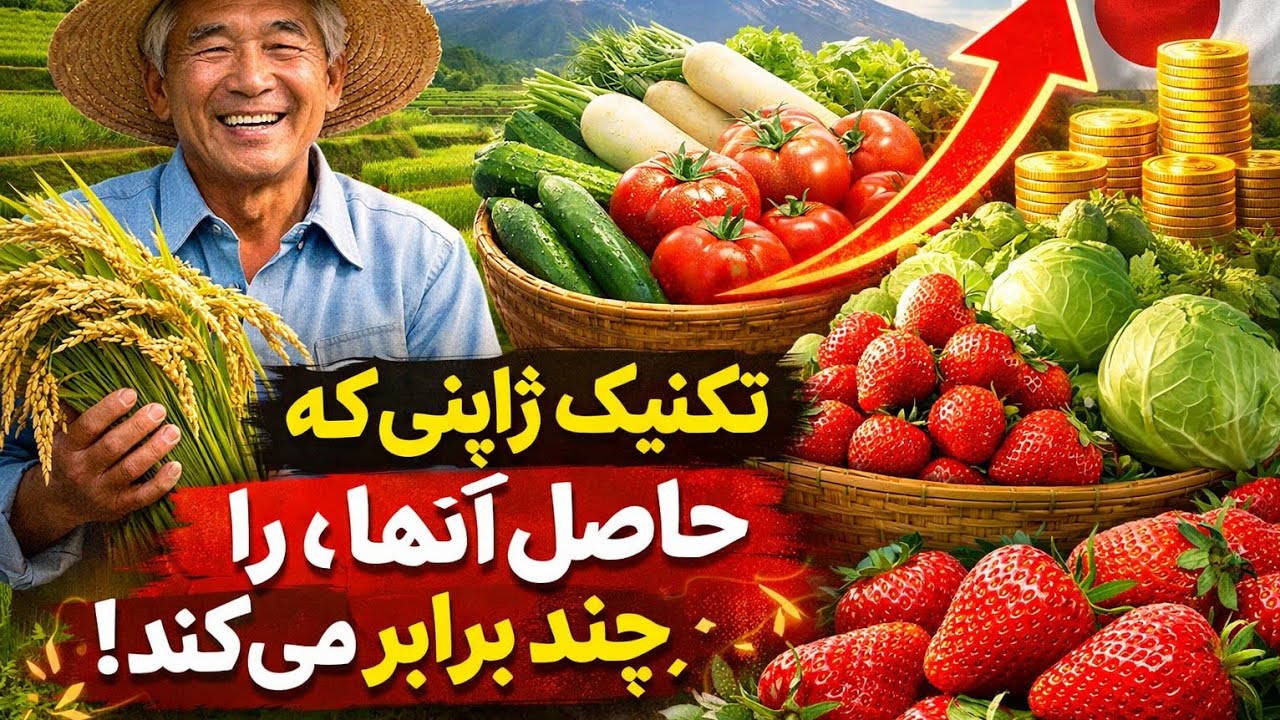 چرا کشاورزان ژاپنی با همین روش ساده محصول‌شان ۳ برابر می‌شود؟