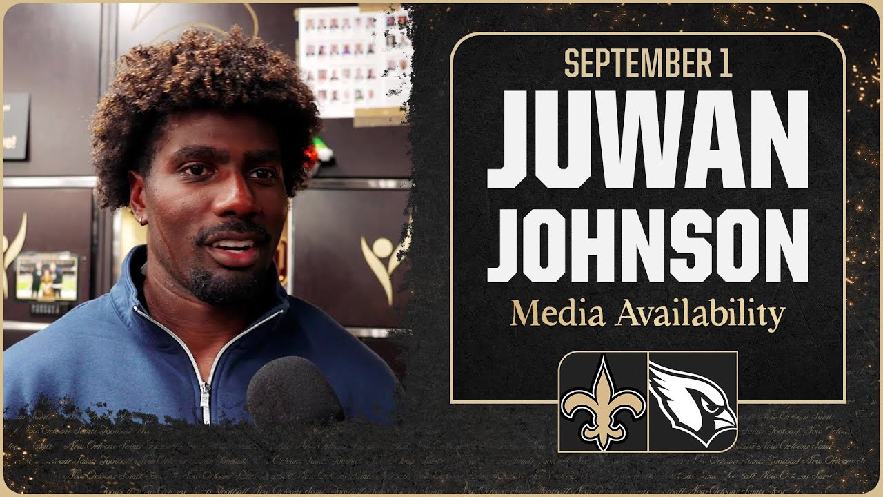 Juwan Johnson on mindset for opener vs. Cardinals | New Orleans Saints