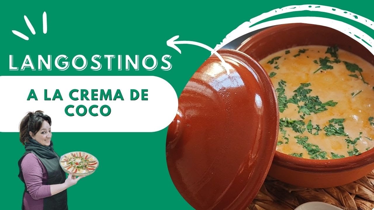 Langostinos en salsa de coco, Delicioso 😱