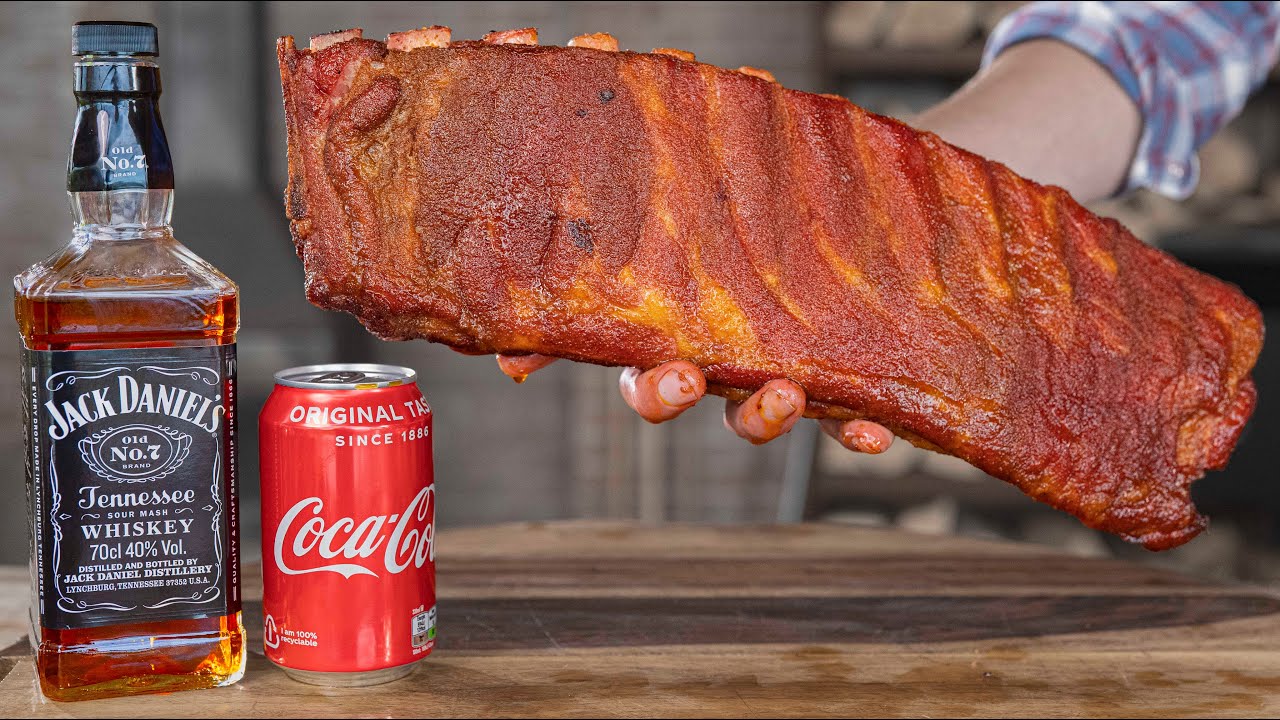 Jack Daniels and Coca Cola make the tastiest BBQ ribs - Must try Recipe