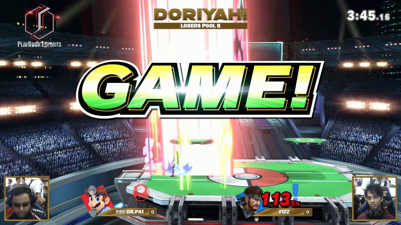 [ DORIYAH! ] Smash Ultimate Singles Pool B PBE|Dr.Pat Vs Fizz