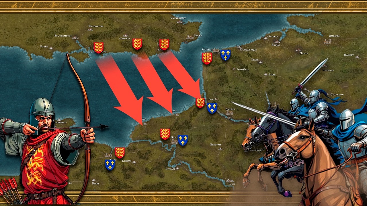 Francia vs Inglaterra: El Inicio de la Guerra de los Cien Años (1337–1360)