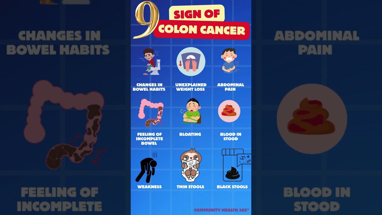 9 Early Signs of Colon Cancer That Could Save Your Life