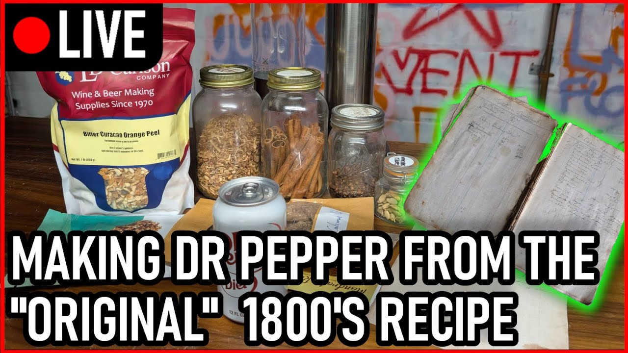 [LIVE] Making Dr. Pepper from the 