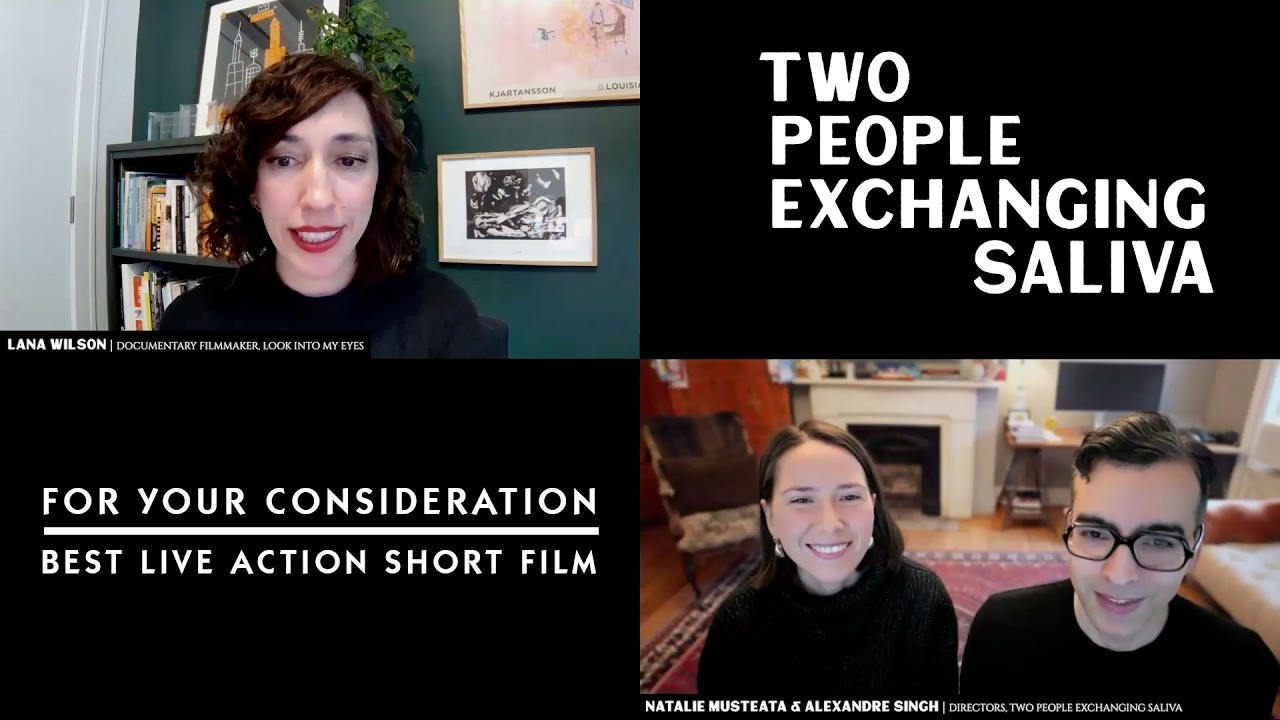Lana Wilson hosts a discussion with Musteata & Singh about TWO PEOPLE EXCHANGING SALIVA.