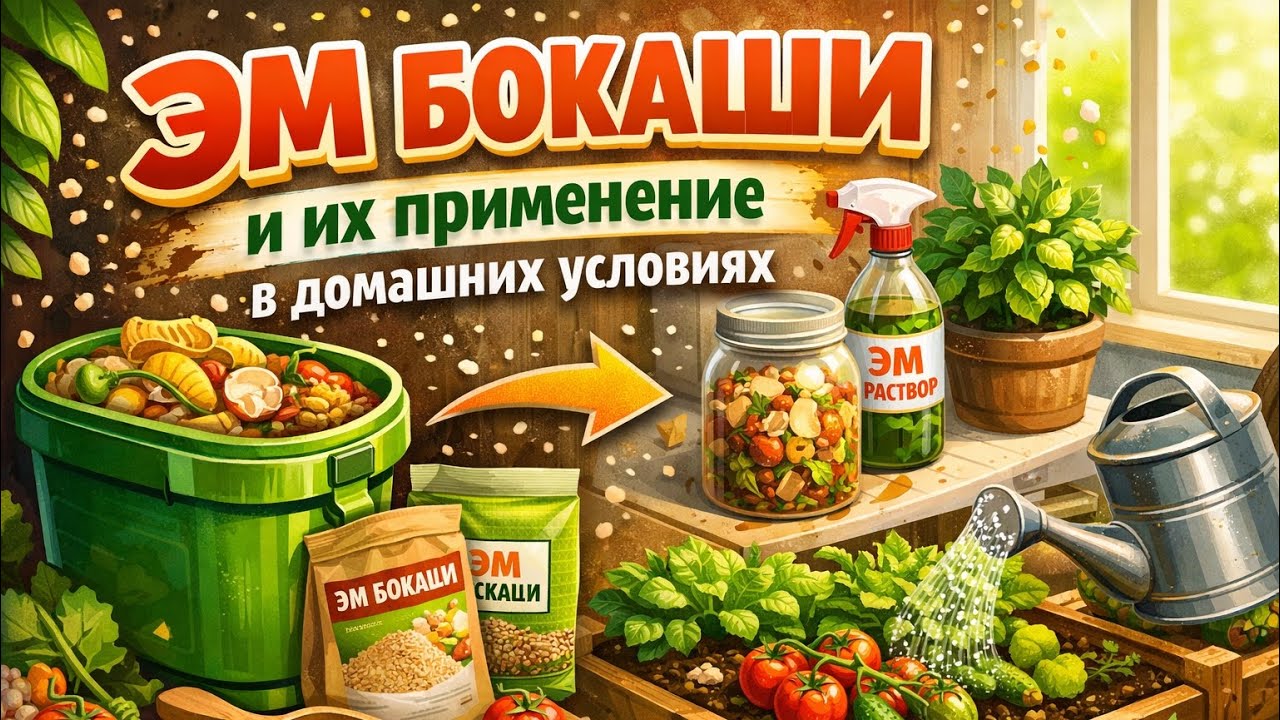 ЭМ бокаши и применение!