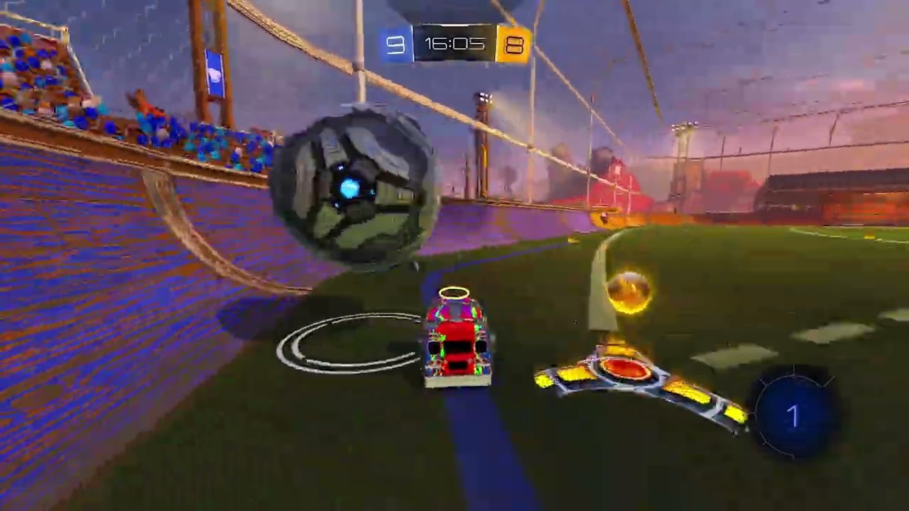 Partida de rocket con el vicia 2v2