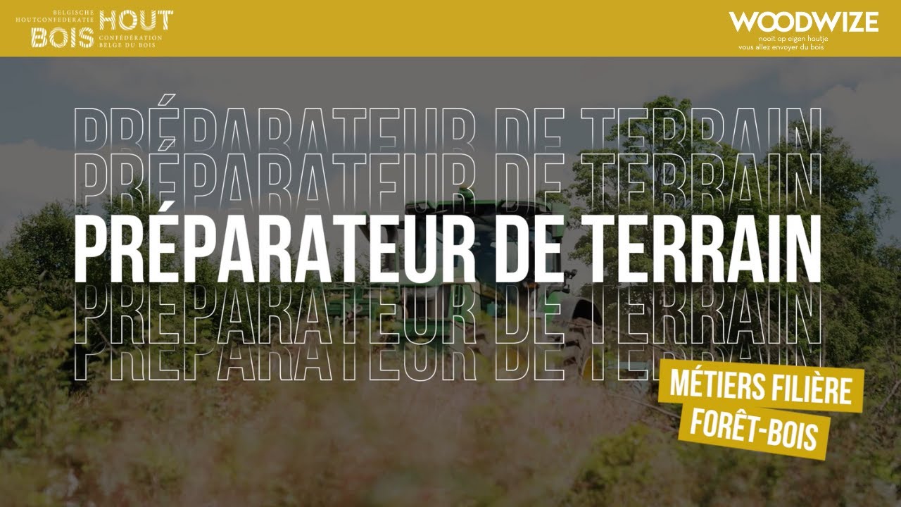 Métiers filière forêt-bois #05 Préparateur de terrain (entrepreneur de travaux forestiers)