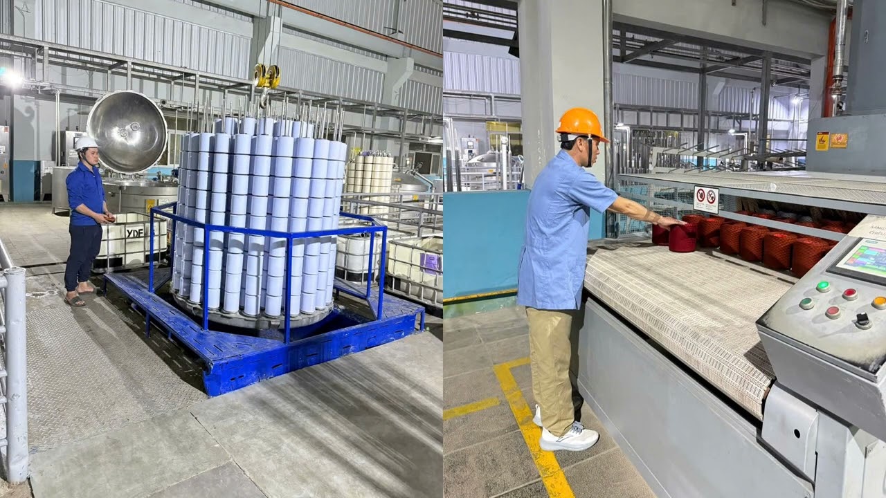 Tự hào nhà máy nhuộm sợi Bảo Minh