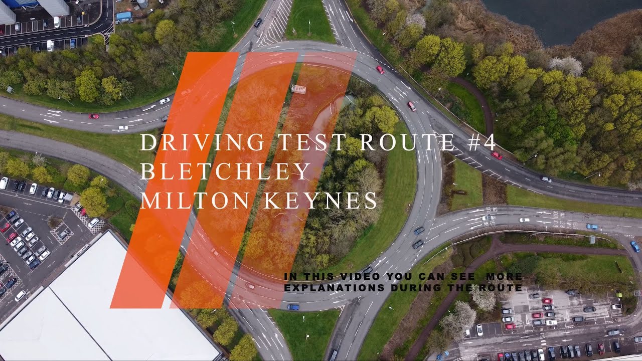 Bletchley driving test route. Milton Keynes. No 4