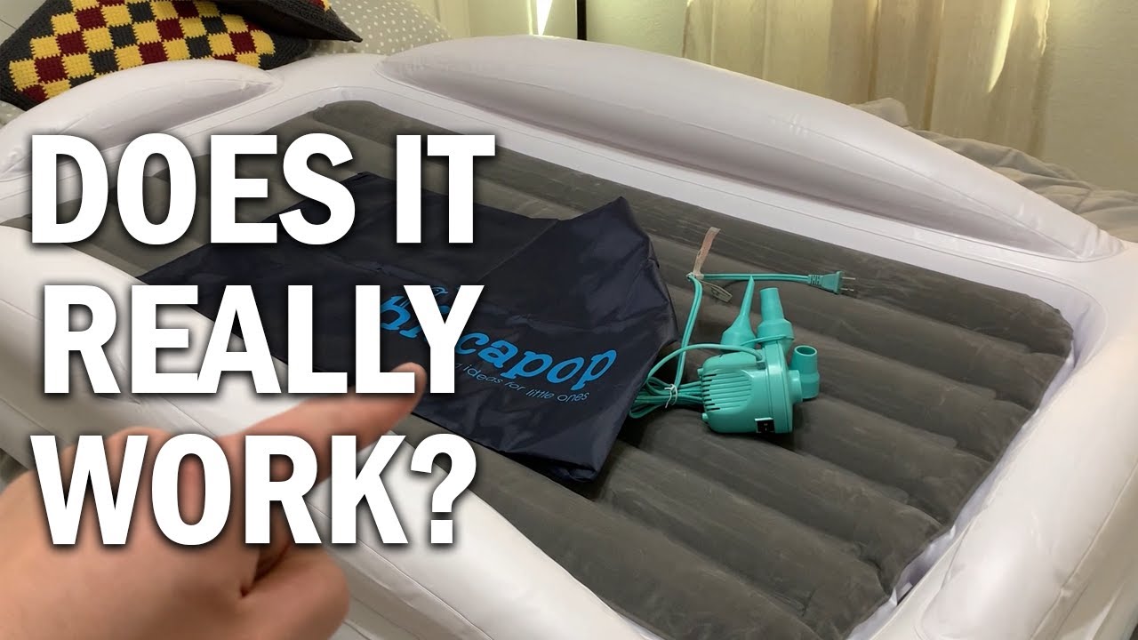 hiccapop Inflatable Toddler Travel Bed Review - Does It Really Work?