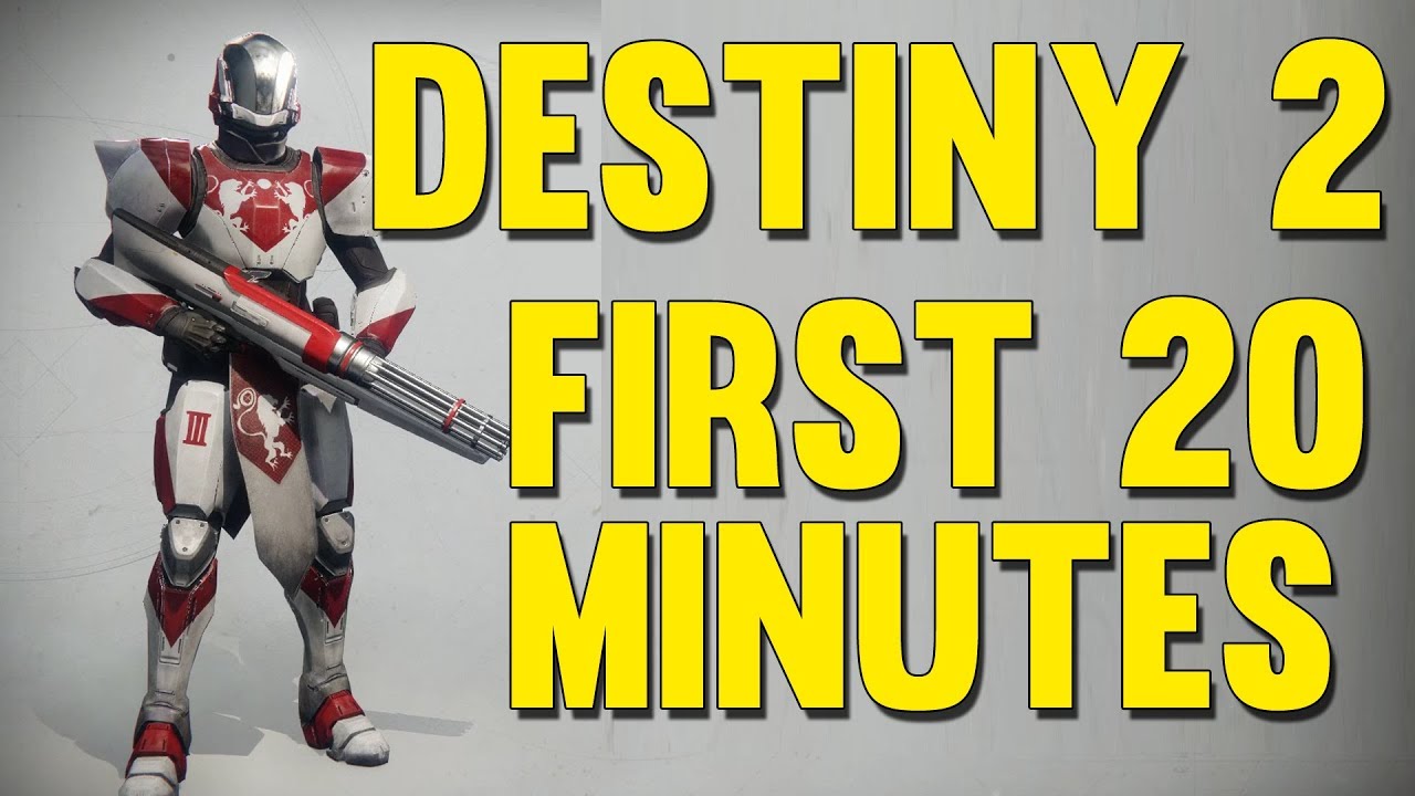 FIRST 20 MINUTES | Destiny 2 Open Beta PC
