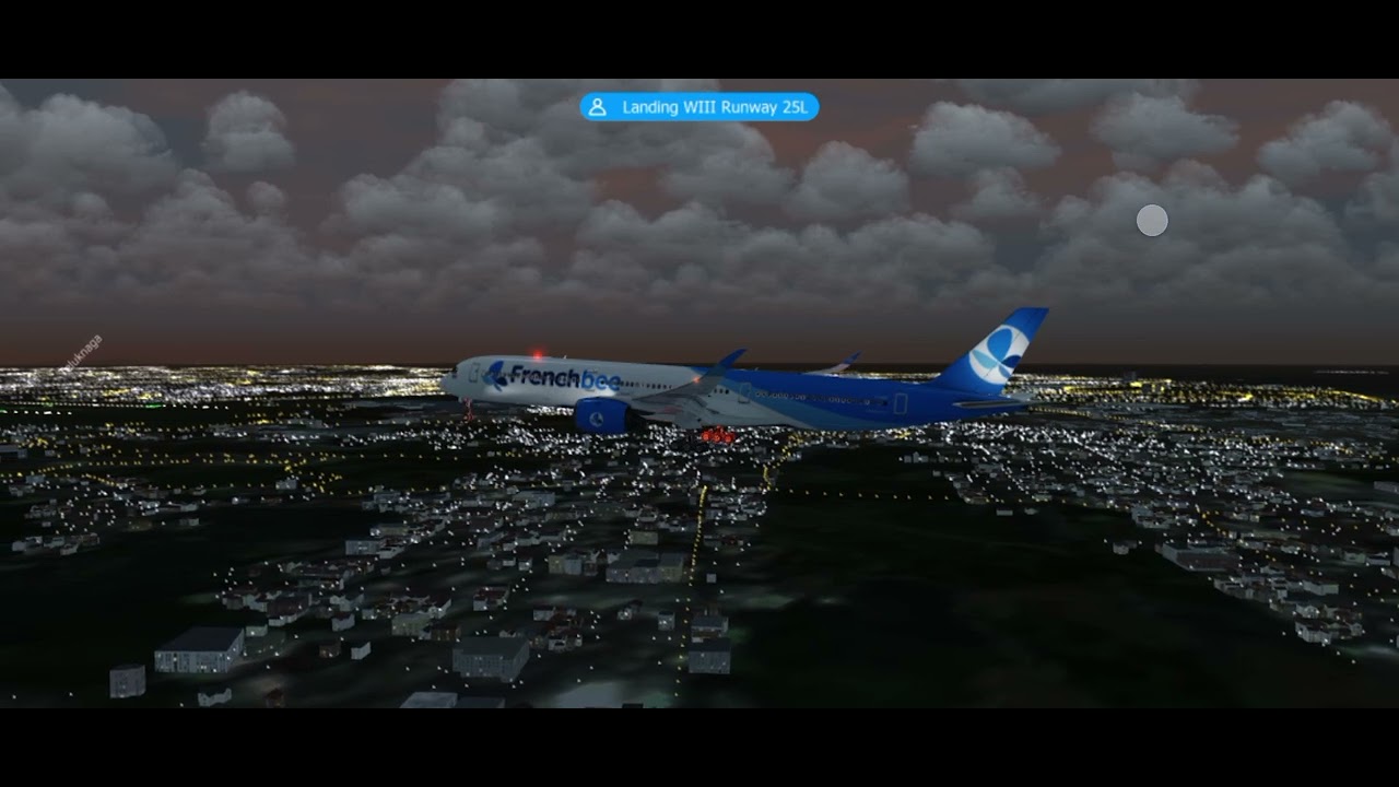 Landing yg sempurna 