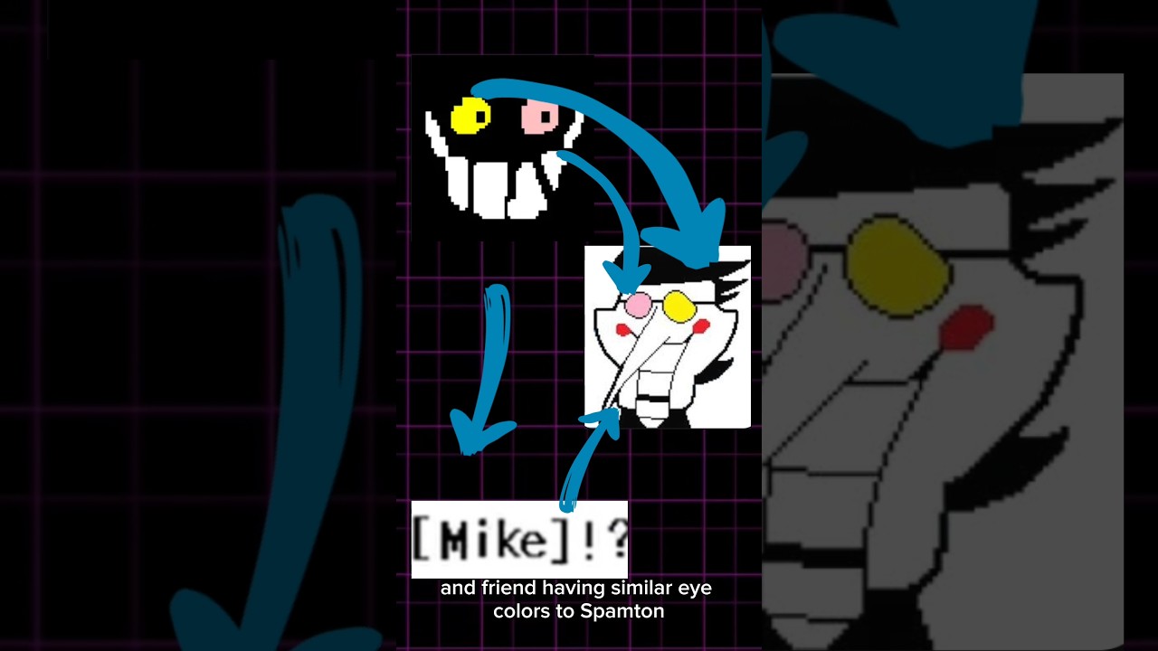 Explaining the Mike Cat theory in under 2 minutes! #deltarune #spamton #deltarunechapter3 #theory