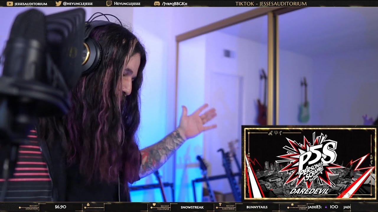 Persona 5 Scramble - Daredevil | Reacting To Video Game Music!